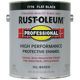 Professional Protective Enamel, Flat Black, 100 VOC, 1-Gallon