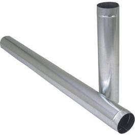 Furnace Pipe, 28-Ga. Galvanized, 6 x 24-In.