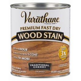 Fast Dry Interior Wood Stain, Oil-Based, Traditional Cherry, 1-Qt.