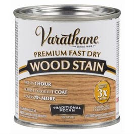 Fast Dry Interior Wood Stain, Oil-Based, Traditional Pecan, 1/2-Pt.