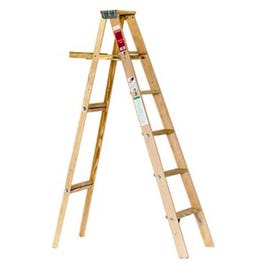 Wood Step Ladder, Type III, 6-Ft.