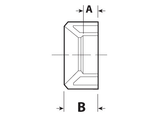 Canplas PVC DWV Flush Fitting Reducer Bushing Spigot X H