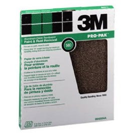 Sandpaper, Aluminum Oxide, 220-Grit, 9-In. x 11-Ft., 25-Ct.