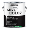 Rust-Oleum Sure Color Semi-Gloss Interior Wall Paint 1 Gallon Black