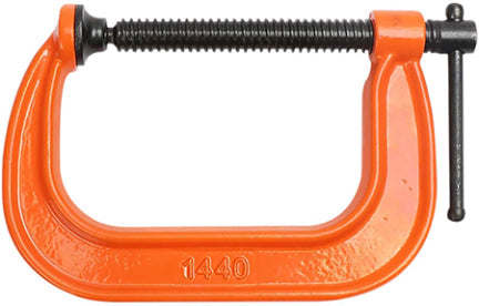 C CLAMP LIGHT DUTY 8 IN ORANGE