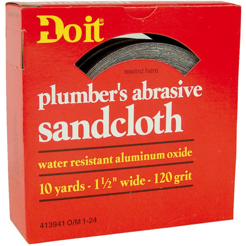 Do it 1-1/2 In. x 10 Yd. 120-Grit Plumber's Abrasive Sand Cloth