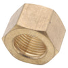 Anderson Metals 3/8 In. Brass Compression Nut (3-Pack)