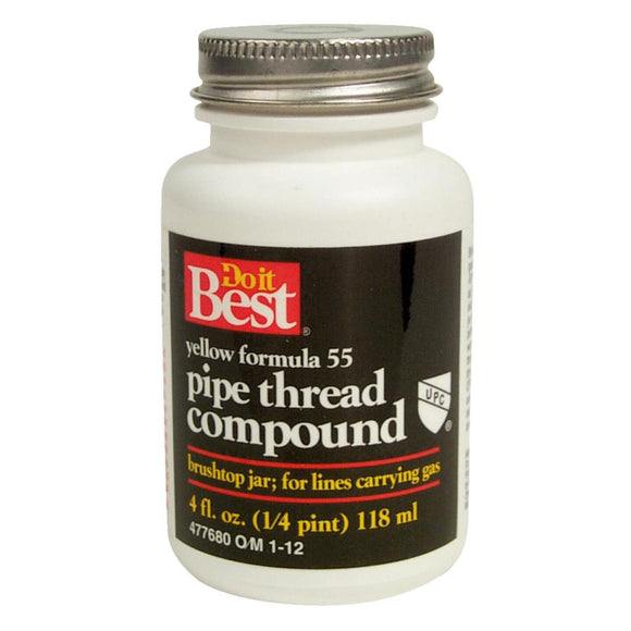 Do it Best 4 Fl. Oz. Yellow Formula 55 Pipe Thread Sealant