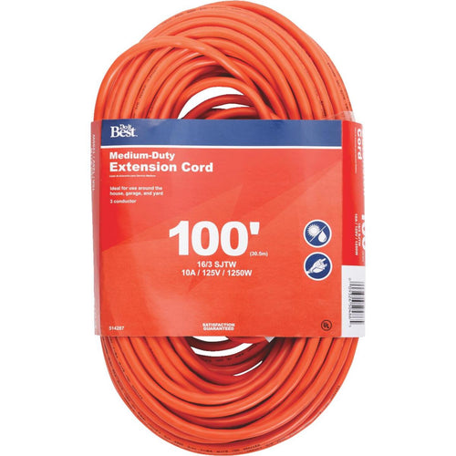 Do it Best 100 Ft. 16/3 Outdoor Extension Cord