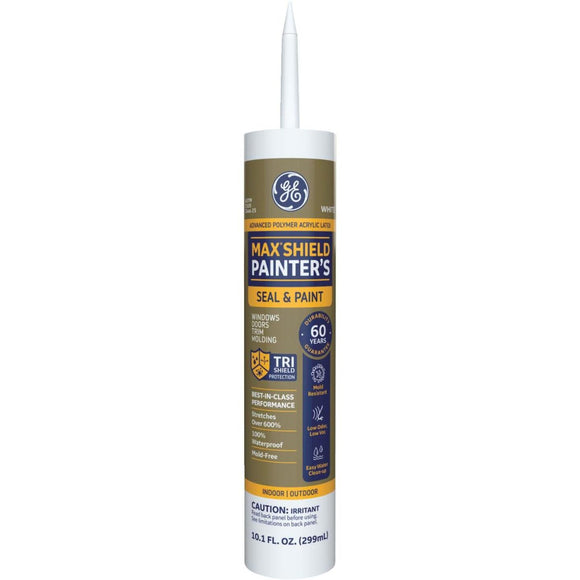 GE Max Shield Painters 10.1 Oz. White Advanced Polymer Acrylic Latex Sealant