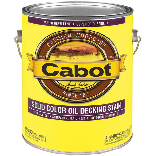 Cabot VOC Solid Color Oil Deck Stain, Neutral Base, 1 Gal.