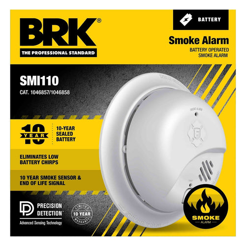 BRK 1046857 10-Year Battery Smoke Alarm