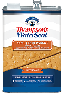 Thompson’s® WaterSeal® Semi-Transparent Wood Sealer Harvest Gold 1 Gal