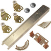 Johnson Aluminum 48 In. Bypass Door Hardware Set