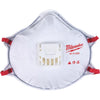 Milwaukee Disposable N95 Valved Respirator with Gasket