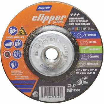 Norton 70184609143 09143 4.5 Grinding Wheel