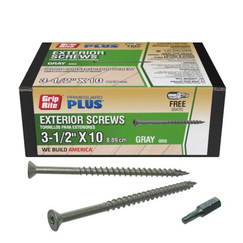 PrimeGuard Plus Star Bugle Head Polymer Exterior Screws with PrimeGuard Plus®