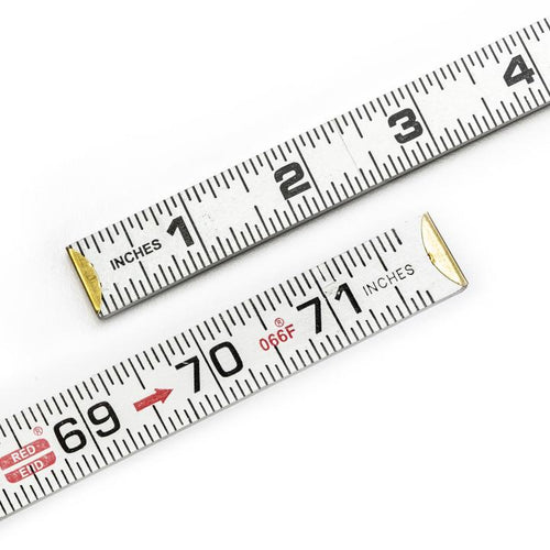 Crescent Lufkin 5/8 x 6' Red End® Flat Reading Wood Rule