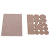 ProSource Furniture Pad Felt Cloth Beige 4-1/2 x 6, 1/2, 1, 5/8, 3/4 and 2-3/4 x 1/2 in Dia