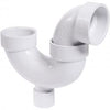 Genova PVC DWV P-Trap with Cleanout White