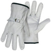 Boss Standard Grade Grain Cowhide Leather Driver Glove (Natural, Large)